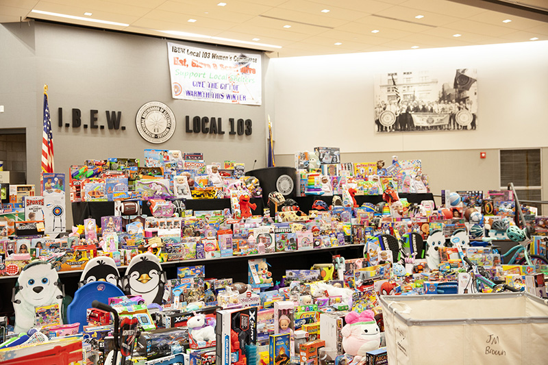 Thru the Lens: International Brotherhood of Electrical Workers Local 103 hosts annual toy drive 